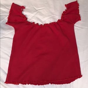 Brandy Melleville off the shoulder top